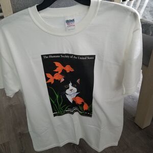 Vintage humane society of the U.S. t- shirt Large